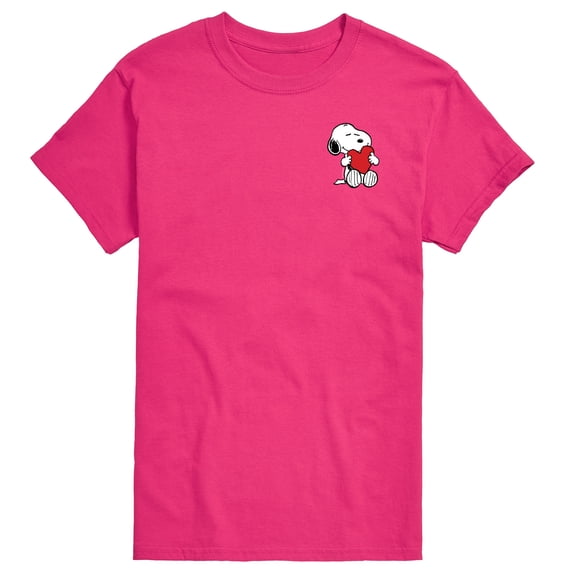 Peanuts - Valentines Hugging Heart - Men's Short Sleeve Graphic T-Shirt