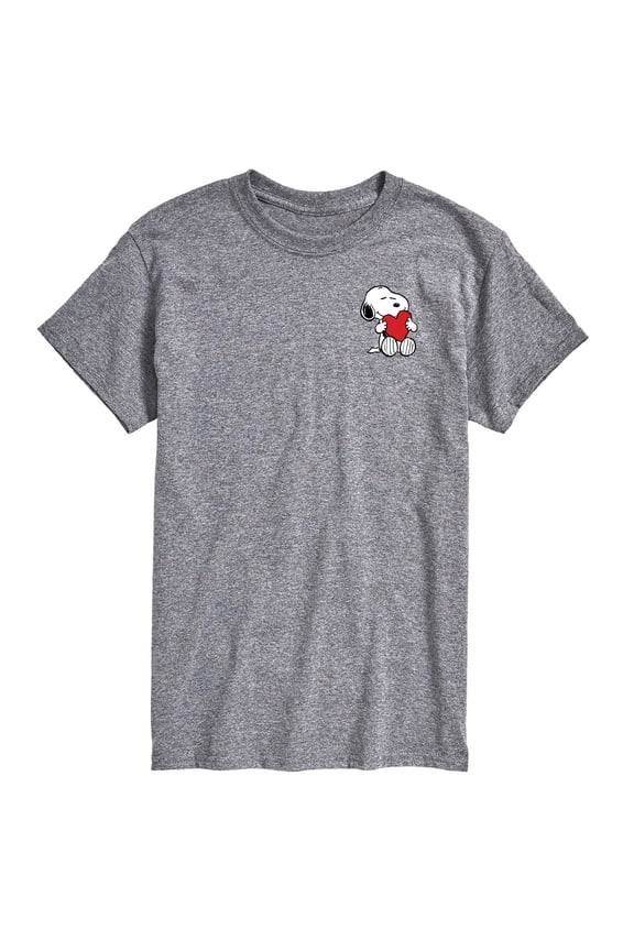 - Valentines Hugging Heart - Men's Short Sleeve Graphic T-Shirt
