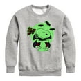 thumbnail image 1 of Peanuts - Vampire Snoopy - Toddler And Youth Crewneck Fleece Sweatshirt, 1 of 6