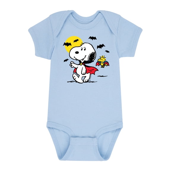 Peanuts - Vampire Snoopy Woodstock - Infant Baby One Piece