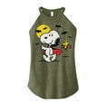 thumbnail image 1 of Peanuts - Vampire Snoopy Woodstock - Juniors High Neck Tank Top, 1 of 6