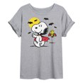 thumbnail image 1 of Peanuts - Vampire Snoopy Woodstock - Women's Oversized T-Shirt, 1 of 6