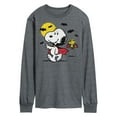 thumbnail image 1 of Peanuts - Vampire Snoopy Woodstock - Men's Long Sleeve T-Shirt, 1 of 5