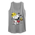 thumbnail image 1 of Peanuts - Vampire Snoopy Woodstock - Women's Racerback Tank Top, 1 of 6