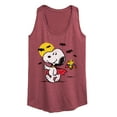 thumbnail image 1 of Peanuts - Vampire Snoopy Woodstock - Women's Racerback Tank Top, 1 of 6