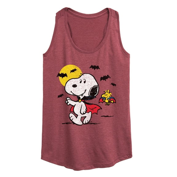 Peanuts - Vampire Snoopy Woodstock - Women's Racerback Tank Top