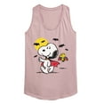 thumbnail image 1 of Peanuts - Vampire Snoopy Woodstock - Women's Racerback Tank Top, 1 of 6