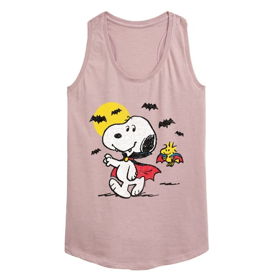 Peanuts - Vampire Snoopy Woodstock - Women's Racerback Tank Top