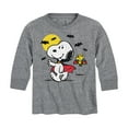 thumbnail image 1 of Peanuts - Vampire Snoopy and Woodstock - Toddler And Youth Long Sleeve Graphic T-Shirt, 1 of 6
