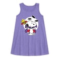 thumbnail image 1 of Peanuts - Vampire Snoopy and Woodstock  - Toddler and Youth Girls A-line Dress, 1 of 5