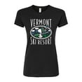 thumbnail image 1 of Peanuts - Vermont Ski Resort - Juniors Fitted Graphic T-Shirt, 1 of 6