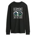 thumbnail image 1 of Peanuts - Vermont Ski Resort - Men's Long Sleeve T-Shirt, 1 of 6