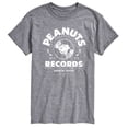 thumbnail image 1 of Peanuts - Vinyl Records - Men's Short Sleeve Graphic T-Shirt, 1 of 5