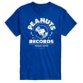 thumbnail image 1 of Peanuts - Vinyl Records - Men's Short Sleeve Graphic T-Shirt, 1 of 5