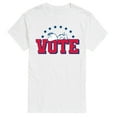 thumbnail image 1 of Peanuts - Vote Snoopy - Men's Short Sleeve Graphic T-Shirt, 1 of 6