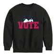 thumbnail image 1 of Peanuts - Vote Snoopy - Toddler & Youth Crewneck Fleece Sweatshirt, 1 of 6