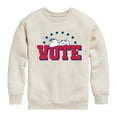 thumbnail image 1 of Peanuts - Vote Snoopy - Toddler & Youth Crewneck Fleece Sweatshirt, 1 of 6