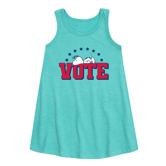 Peanuts - Vote Snoopy - Toddler & Youth Girls A-line Dress