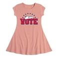 thumbnail image 1 of Peanuts - Vote Snoopy - Toddler & Youth Girls Fit & Flare Dress, 1 of 1
