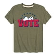 thumbnail image 1 of Peanuts - Vote Snoopy - Toddler & Youth Short Sleeve Graphic T-Shirt, 1 of 6