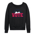 thumbnail image 1 of Peanuts - Vote Snoopy - Women's Lightweight French Terry Long Sleeve Shirt, 1 of 6