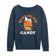 thumbnail image 1 of Peanuts - Wake Me For Candy - Women's Lightweight French Terry Long Sleeve Shirt, 1 of 6