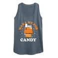 thumbnail image 1 of Peanuts - Wake Me For Candy - Women's Racerback Tank Top, 1 of 6