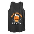 thumbnail image 1 of Peanuts - Wake Me For Candy - Women's Racerback Tank Top, 1 of 6