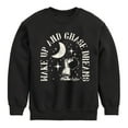 thumbnail image 1 of Peanuts - Wake Up And Chase Dreams - Toddler & Youth Crewneck Fleece Sweatshirt, 1 of 6