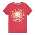 thumbnail image 1 of Peanuts - Wake Up Overthink Sleep Repeat - Toddler And Youth Short Sleeve Tee, 1 of 5