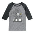 thumbnail image 1 of Peanuts - Wave Ride - Toddler And Youth Raglan Graphic T-Shirt, 1 of 6