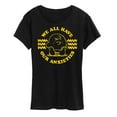 thumbnail image 1 of Peanuts - We All Have Our Anxieties - Women's Short Sleeve Graphic T-Shirt, 1 of 6