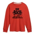 thumbnail image 1 of Peanuts - We Rock Charlie Brown And Snoopy - Toddler And Youth Long Sleeve Graphic T-Shirt, 1 of 5