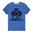 thumbnail image 1 of Peanuts - We Rock Charlie Brown And Snoopy - Toddler And Youth Short Sleeve Graphic T-Shirt, 1 of 5