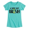 thumbnail image 1 of Peanuts - Wee Bit Irish - Toddler and Youth Girls Short Sleeve Graphic T-Shirt, 1 of 6