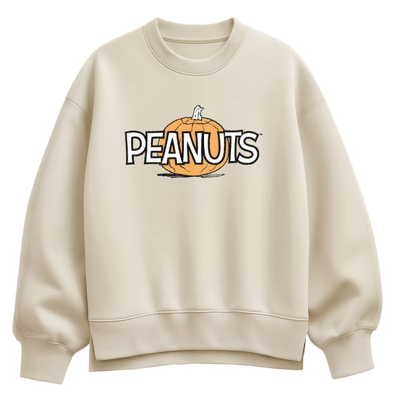 Peanuts - What Costume? Oversized Fleece Crew Sweatshirt