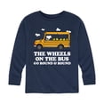 thumbnail image 1 of Peanuts - Wheels On The Bus - Toddler And Youth Long Sleeve Graphic T-Shirt, 1 of 5
