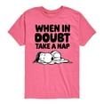 thumbnail image 1 of Peanuts - When In Doubt Take A Nap - Toddler And Youth Short Sleeve Tee, 1 of 4