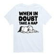 thumbnail image 1 of Peanuts - When In Doubt Take A Nap - Toddler And Youth Short Sleeve Tee, 1 of 5