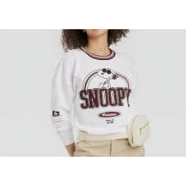 Peanuts White Snoopy Sweatshirt Size Small