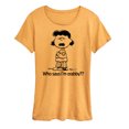 thumbnail image 1 of Peanuts - Who Says I'm Crabby Lucy - Women's Short Sleeve Graphic T-Shirt, 1 of 7