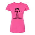 thumbnail image 1 of Peanuts - Who Says Im Crabby Lucy - Juniors Fitted Graphic T-Shirt, 1 of 6