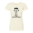 thumbnail image 1 of Peanuts - Who Says Im Crabby Lucy - Juniors Fitted Graphic T-Shirt, 1 of 1