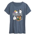 thumbnail image 1 of Peanuts - Winter Stickers - Women's Short Sleeve Graphic T-Shirt, 1 of 5
