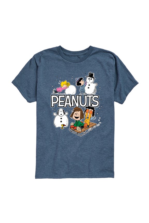 - Winter Stickers - Youth Boys Short Sleeve Graphic T-Shirt