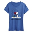 thumbnail image 1 of Peanuts - Winter is Wonderful - Women's Short Sleeve Graphic T-Shirt, 1 of 5