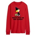 thumbnail image 1 of Peanuts - Witch Way To The Candy - Men's Long Sleeve T-Shirt, 1 of 4
