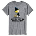 thumbnail image 1 of Peanuts - Witch Way To The Candy - Men's Short Sleeve Graphic T-Shirt, 1 of 5