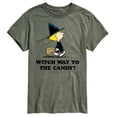 thumbnail image 1 of Peanuts - Witch Way To The Candy - Men's Short Sleeve Graphic T-Shirt, 1 of 5