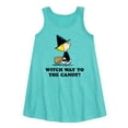 thumbnail image 1 of Peanuts - Witch Way To The Candy - Toddler and Youth Girls A-line Dress, 1 of 5